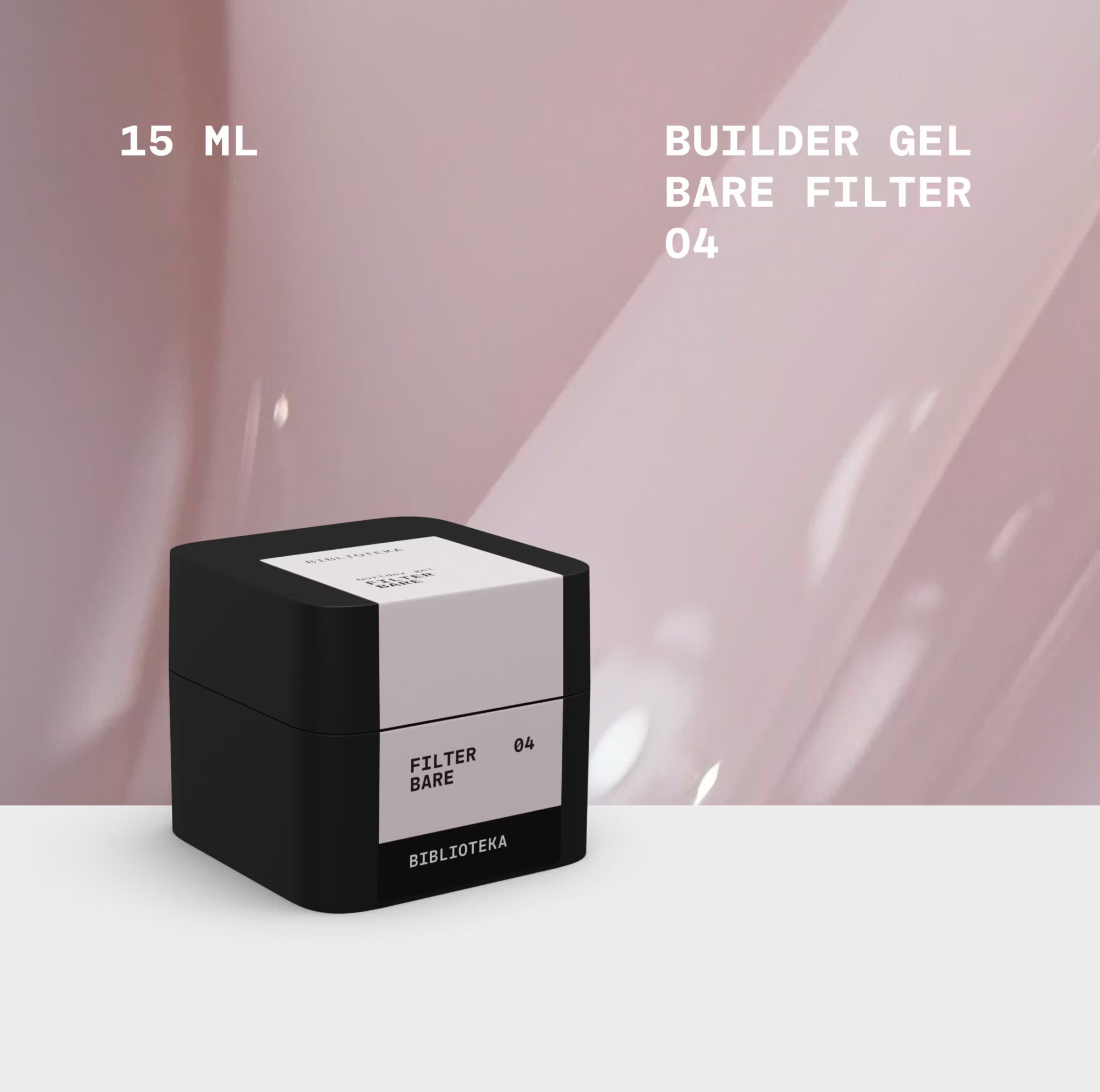 BIBLIOTEKA Builder Gel No. 04 Bare FILTER - Natural