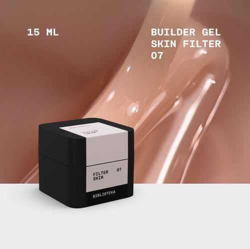 BIBLIOTEKA Builder Gel No. 07 Skin FILTER - Warm Beige