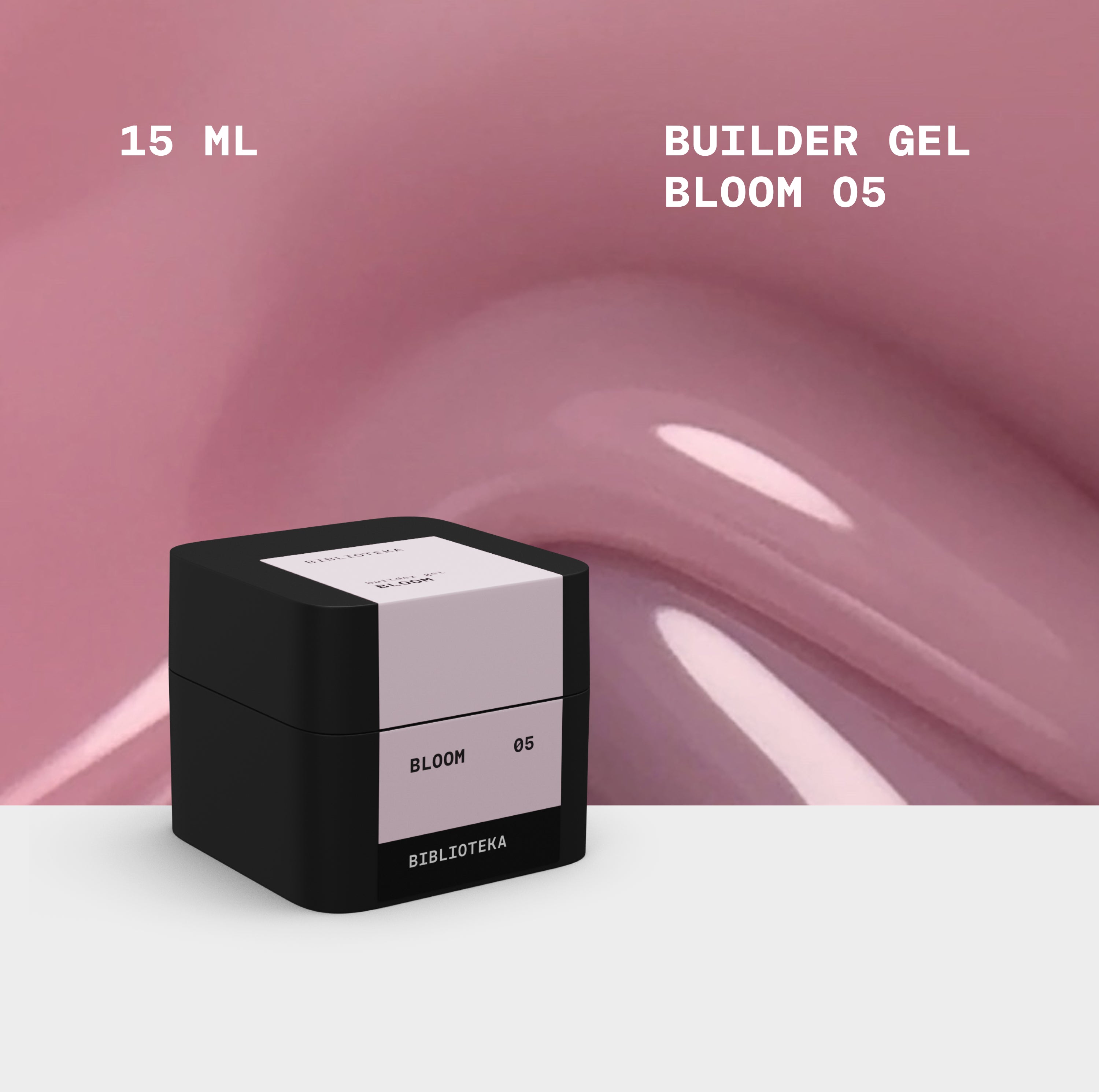 BIBLIOTEKA Builder Gel No. 05 Bloom - Pink, 30 ml