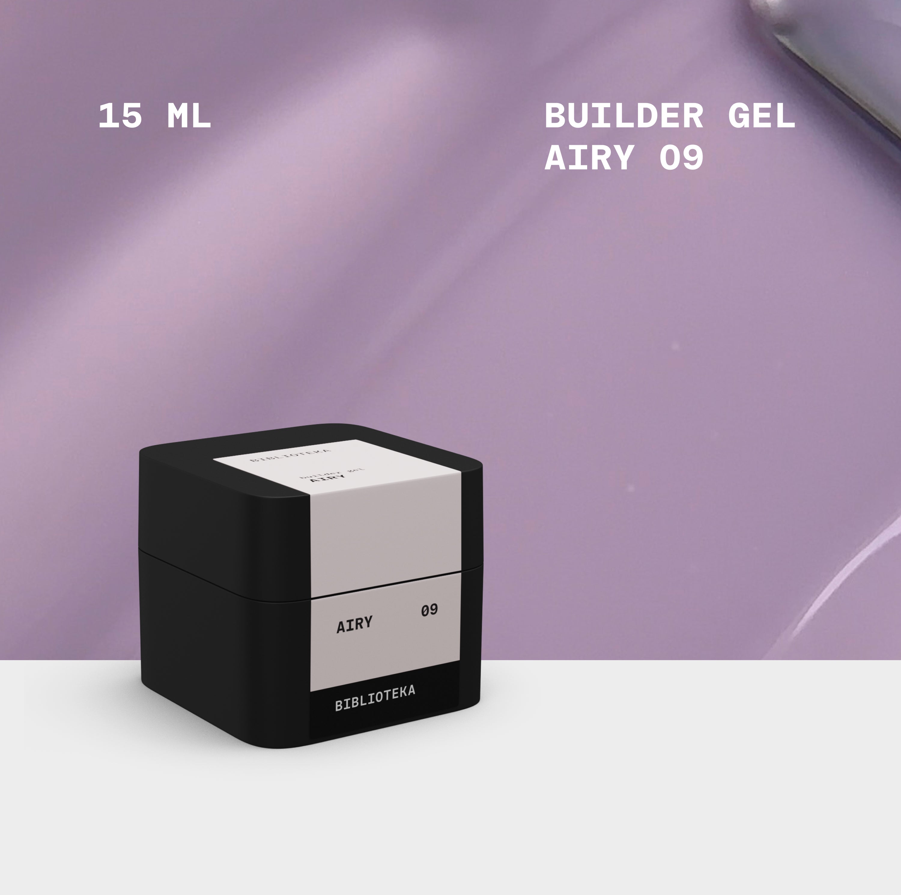 BIBLIOTEKA Builder Gel No. 09 Airy, 30 ml