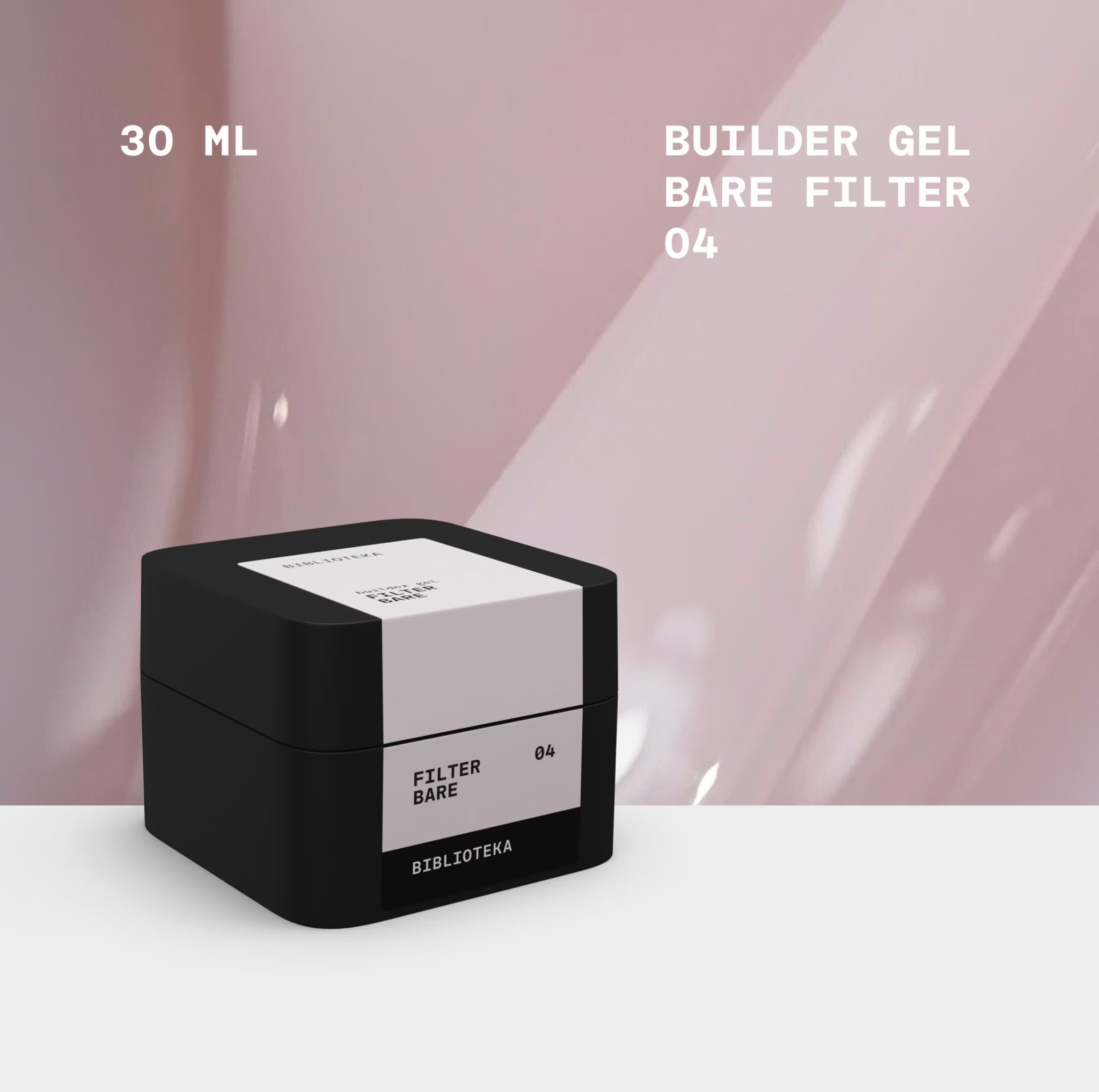 BIBLIOTEKA Builder Gel No. 04 Bare FILTER - Natural