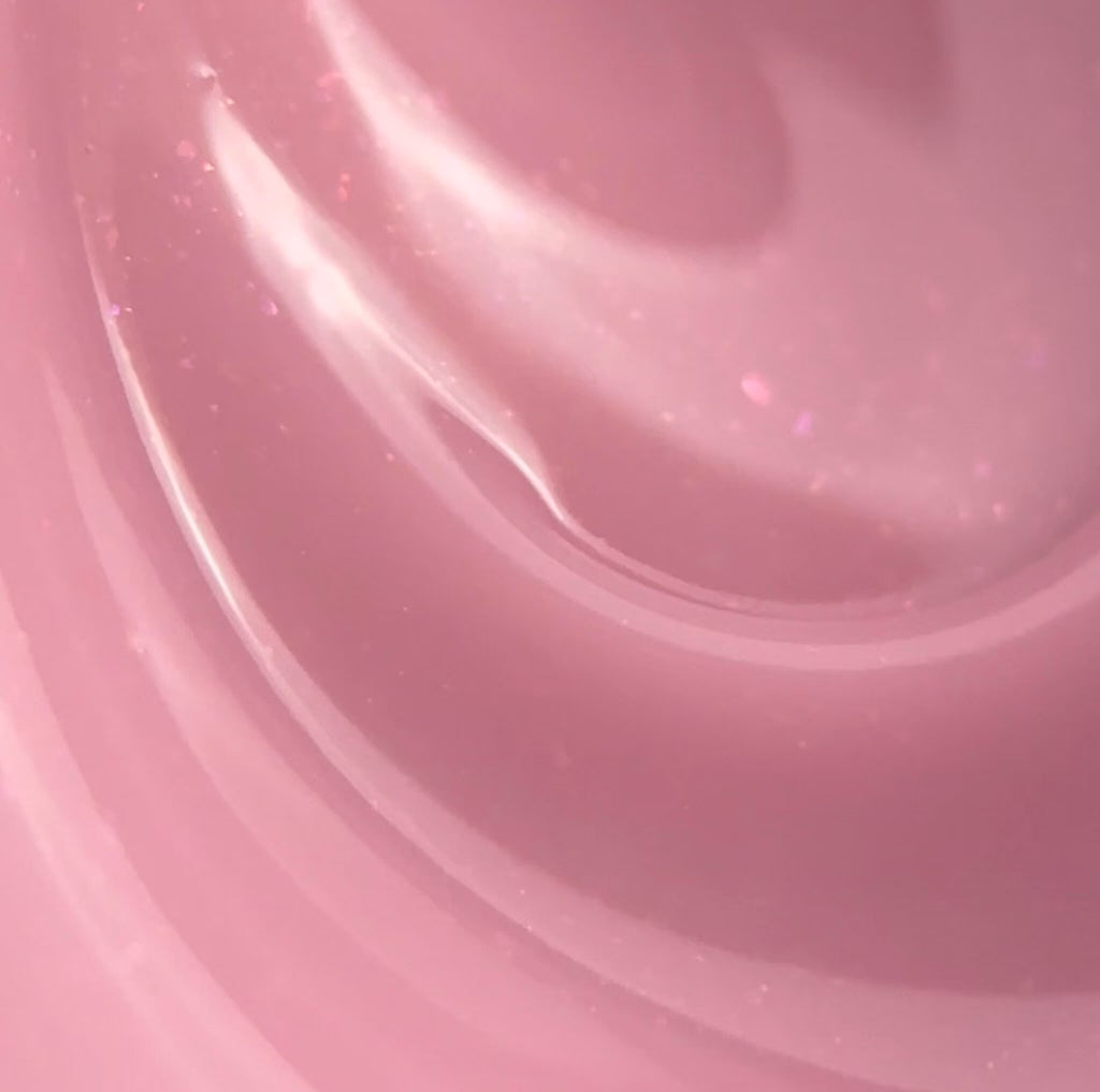 BIBLIOTEKA Builder Gel Nº 18 Petal LUSTER – Rosa suave con shimmer