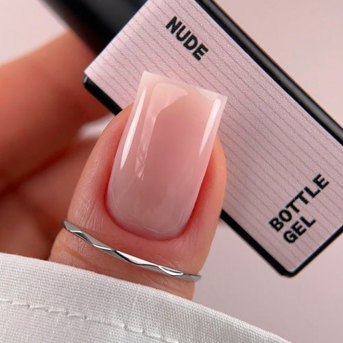 BIBLIOTEKA Bottle Gel №04 Nude – gel beige cálido, 10 ml
