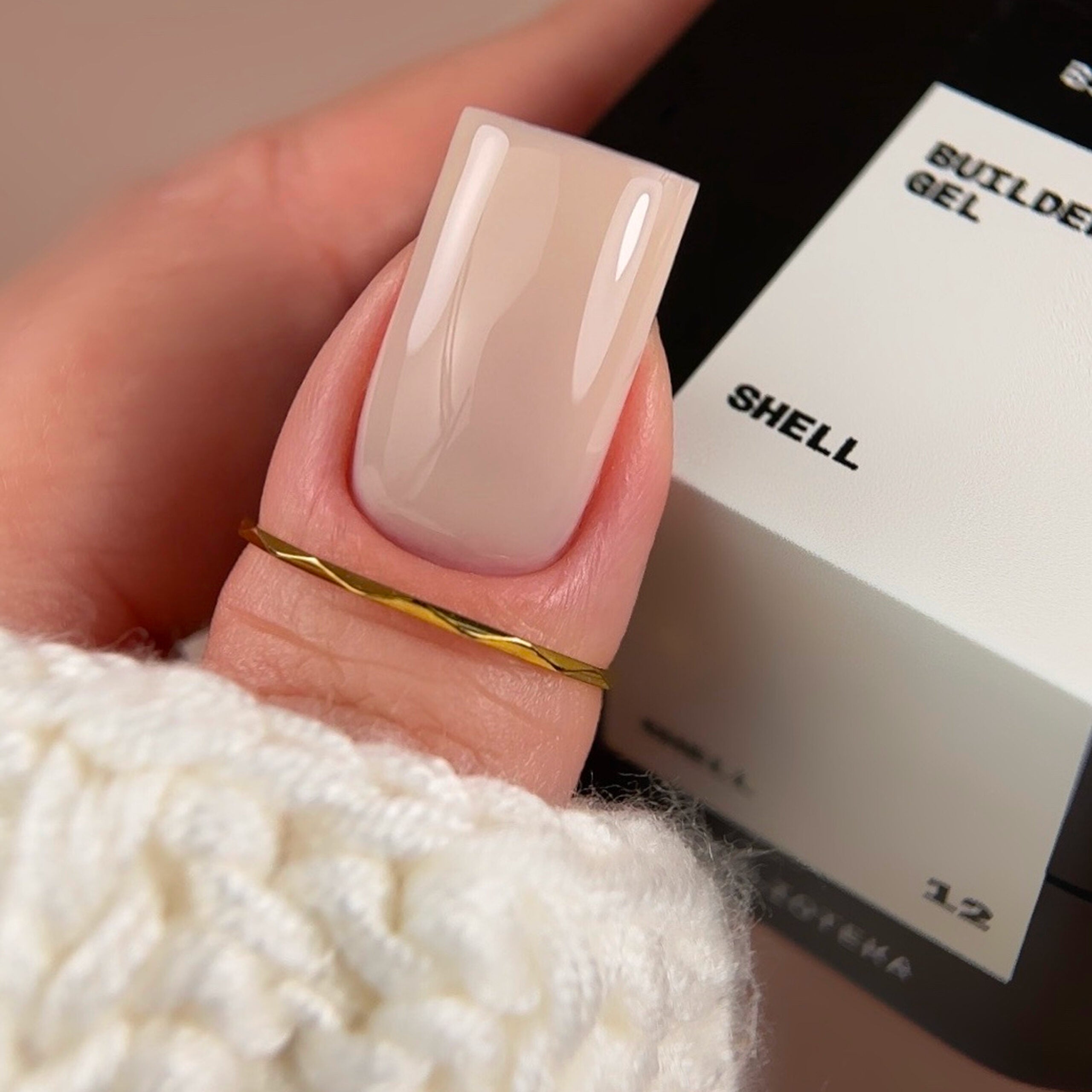 BIBLIOTEKA Builder Gel № 12 Shell, 30 ml