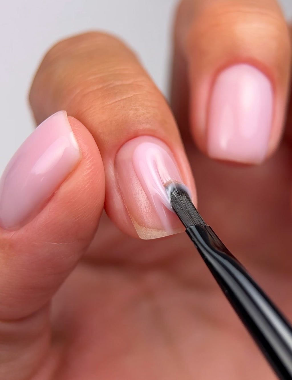 BIBLIOTEKA Builder Gel № 04 Petal – Soft pink gel for nail extensions, 15 ml