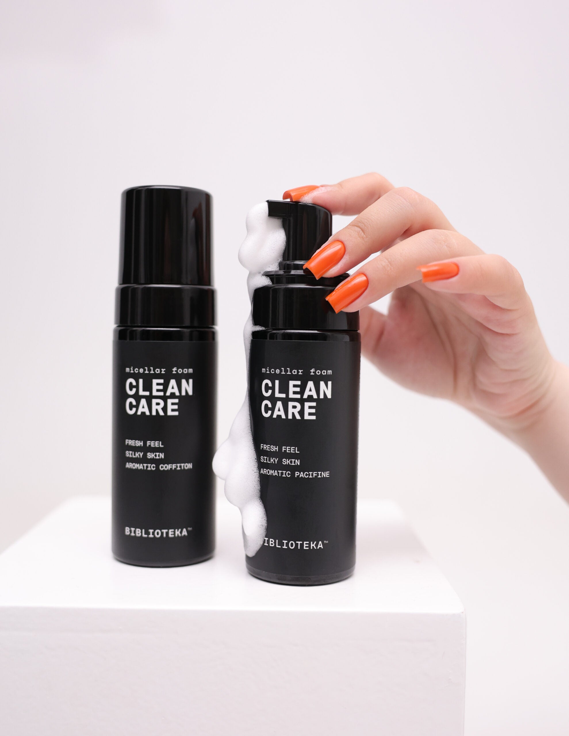 BIBLIOTEKA Espuma Micelar para Manicura CLEAN CARE PACIFINE, 150 ml