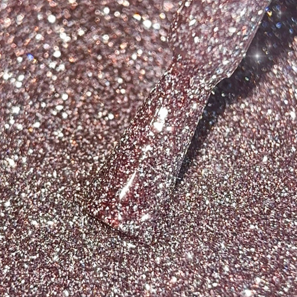 BIBLIOTEKA Esmalte reflectante Nº 04 Rose Gold — Oro rosa, 10 ml