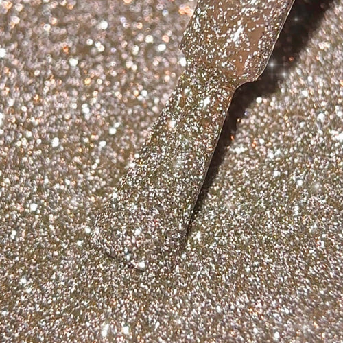 BIBLIOTEKA Esmalte reflectante Nº 05 Skin Glow — Oro frío, 10 ml