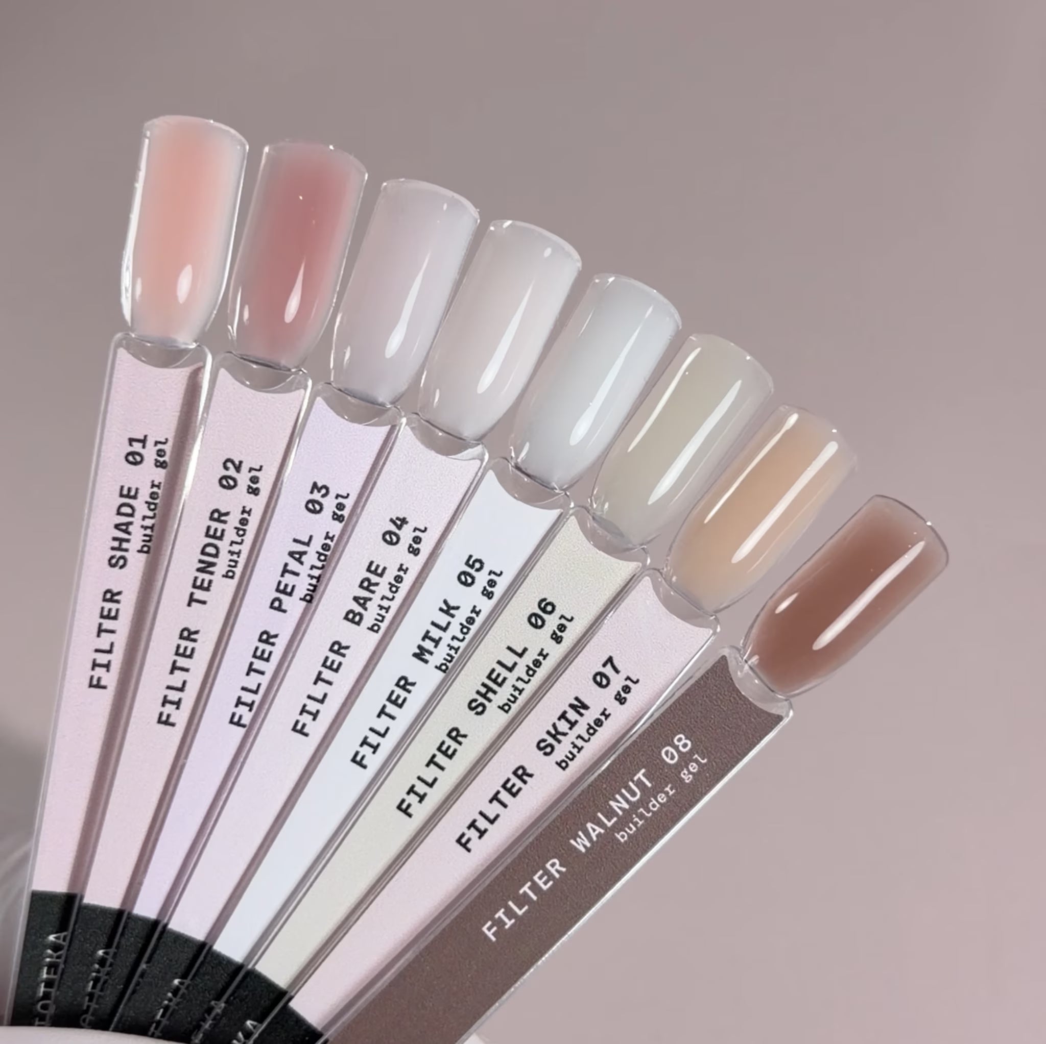 BIBLIOTEKA Builder Gel No. 01 Shade FILTER - Cool pink beige