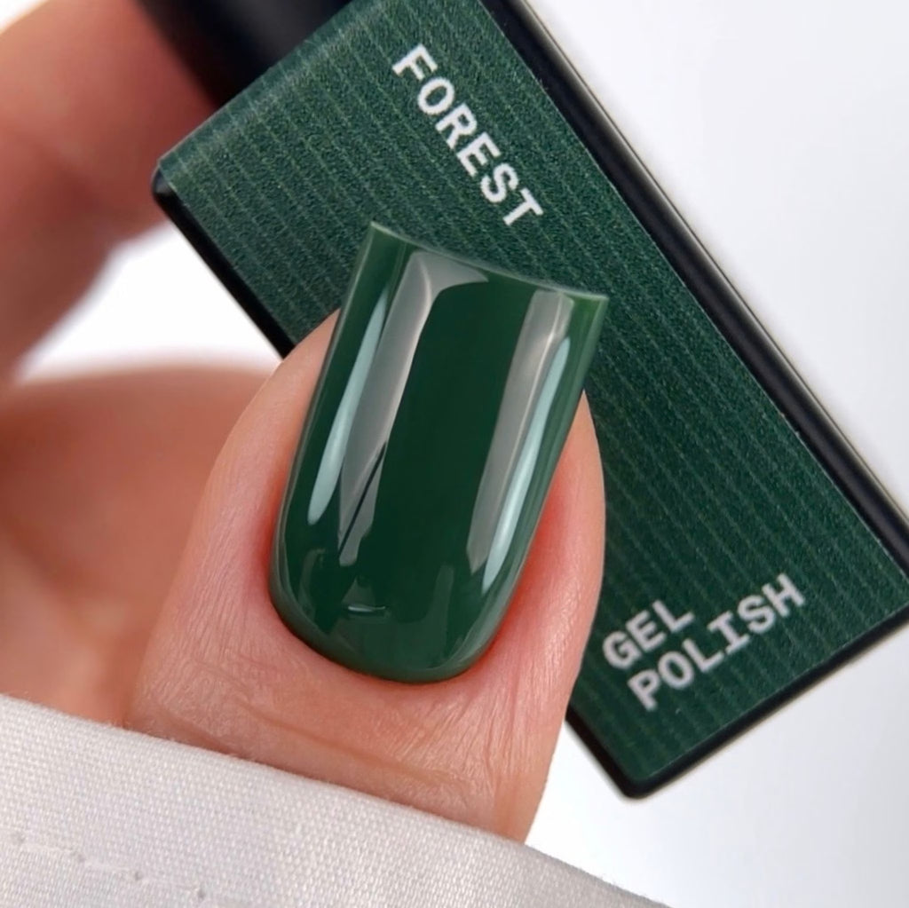 BIBLIOTEKA GEL POLISH Nº 82 FOREST – DEEP FOREST GREEN, 10 ML