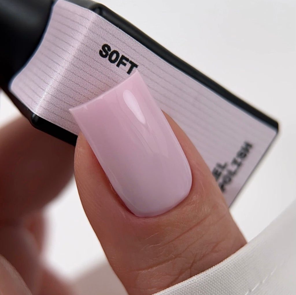 BIBLIOTEKA Гель-лак № 74 Soft – молочний пудровий, 10 мл.
