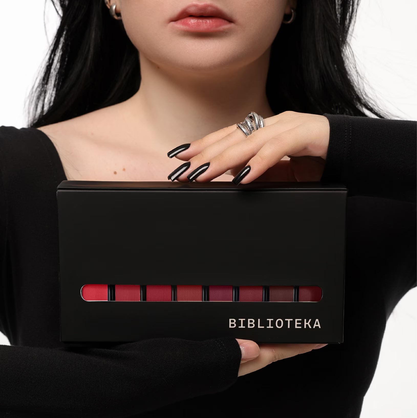 BIBLIOTEKA Set de esmaltes RED SPECTRUM № 41-48