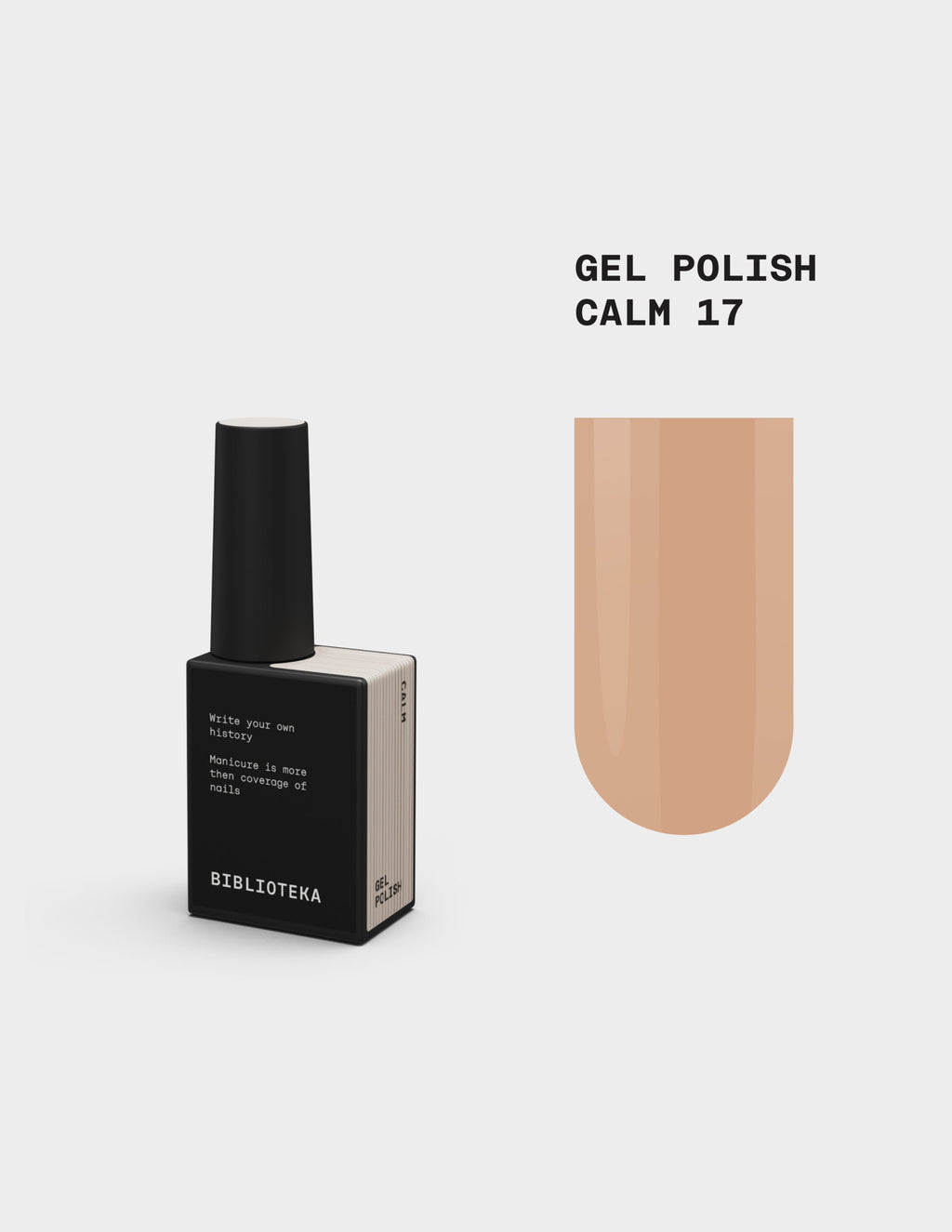 BIBLIOTEKA Gel Polish No. 17 Calm, 10 ml