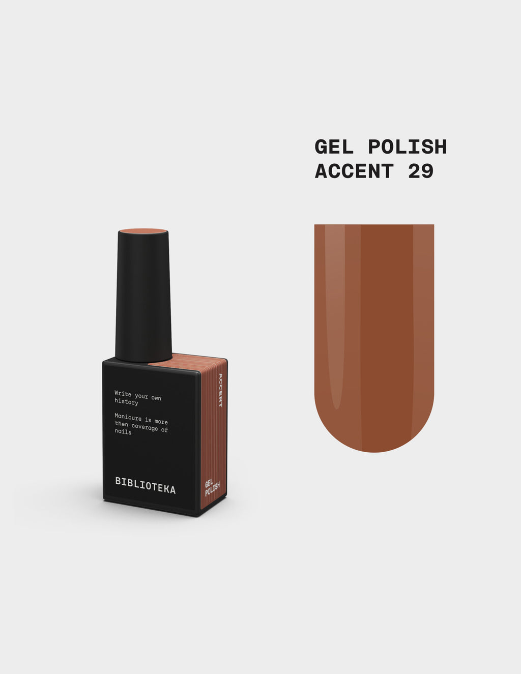 BIBLIOTEKA Esmalte Nº 29 Accent — Terracota, 10 ml