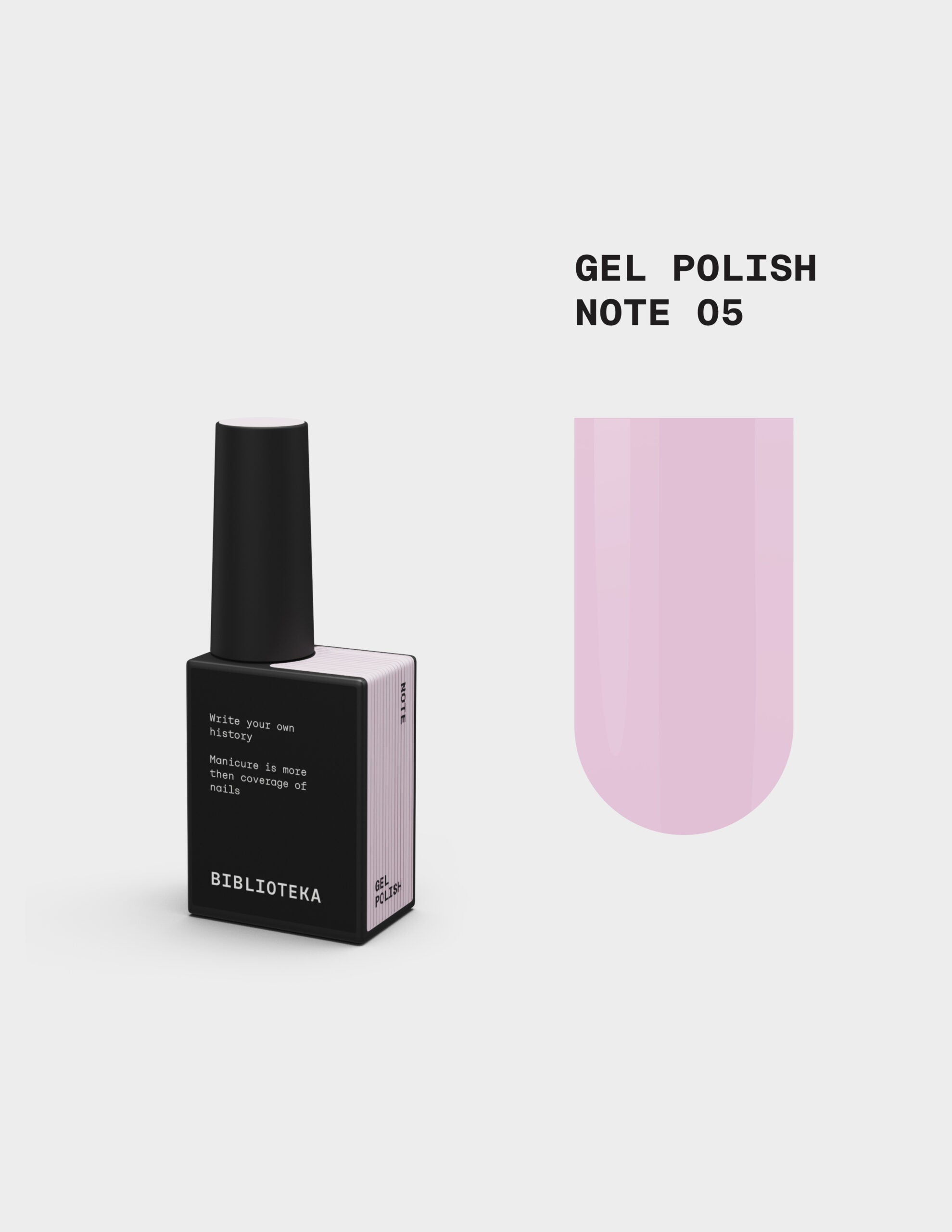 BIBLIOTEKA Esmalte Nº 05 Note — Rosa, 10 ml