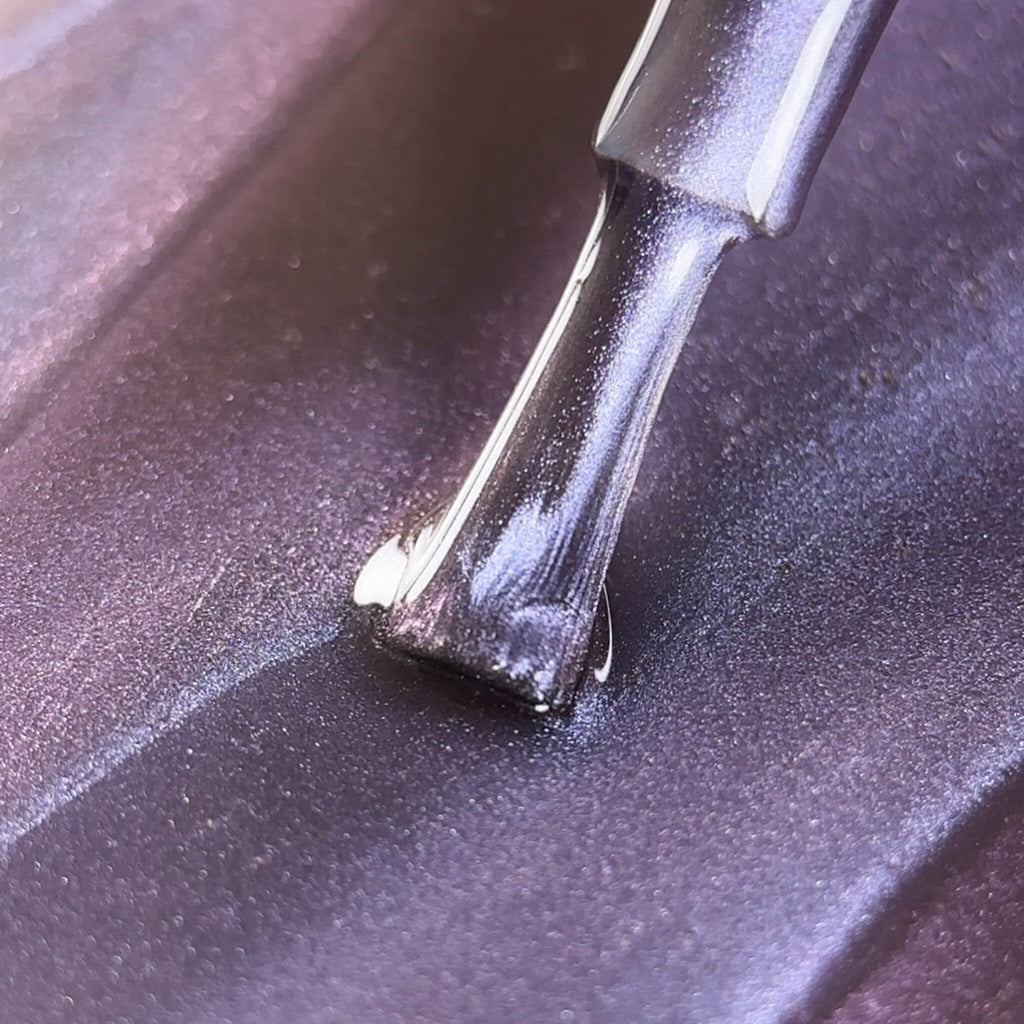 BIBLIOTEKA Гель-лак Cat Eye № 14 Comet – холодний лавандово-синій, 10 мл