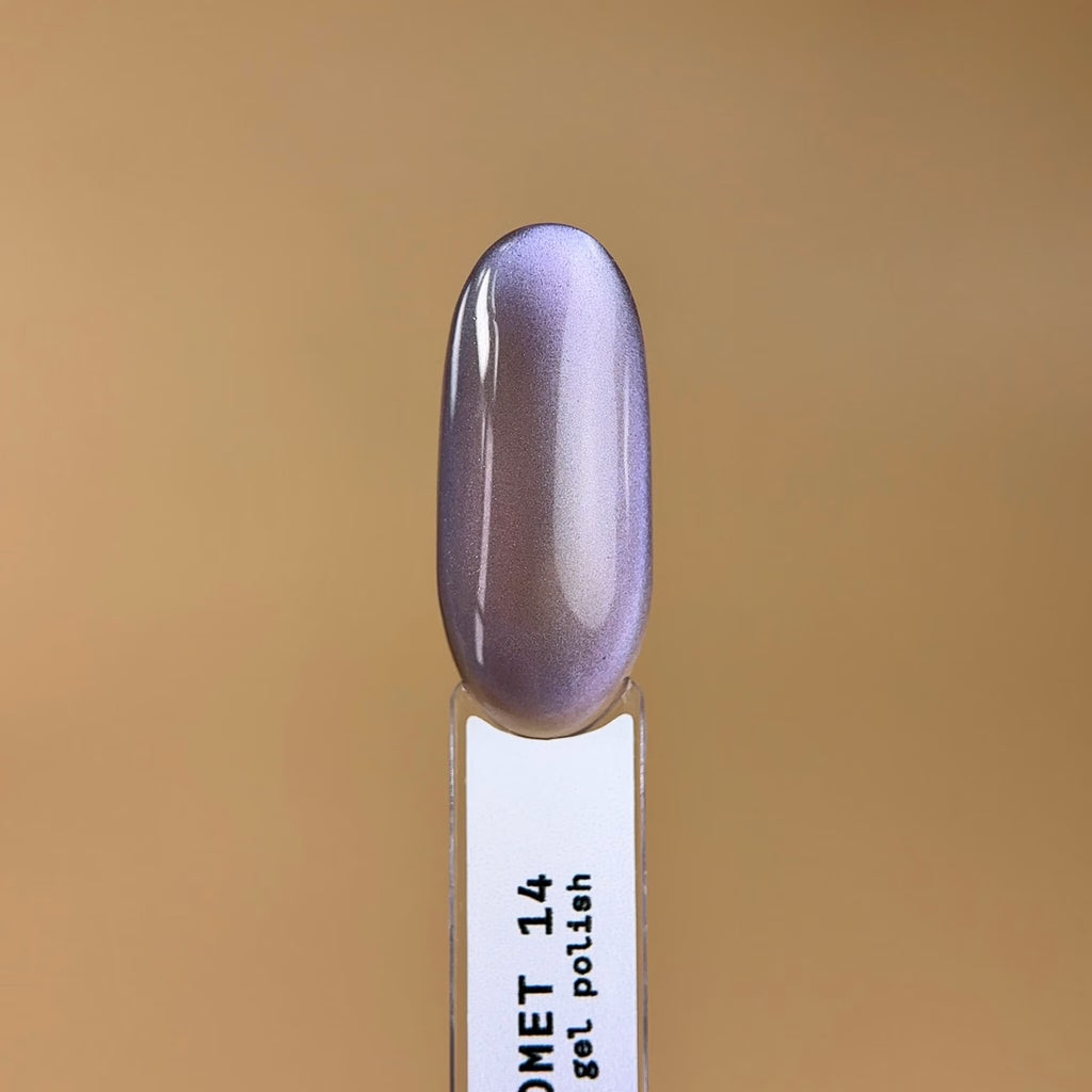 BIBLIOTEKA Гель-лак Cat Eye № 14 Comet – холодний лавандово-синій, 10 мл