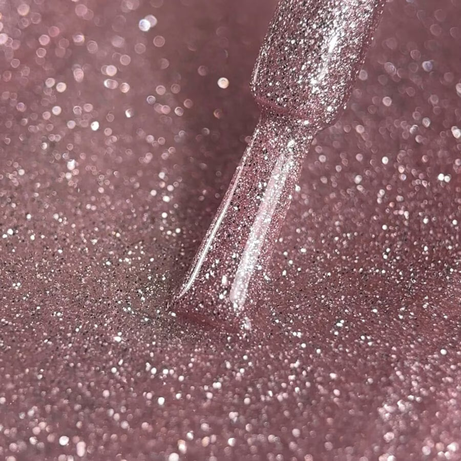 BIBLIOTEKA Esmalte semipermanente efecto ojo de gato Nº 26 Pearl – rosa claro, 10 ml