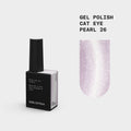 BIBLIOTEKA Esmalte semipermanente efecto ojo de gato Nº 26 Pearl – rosa claro, 10 ml