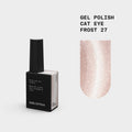 BIBLIOTEKA Esmalte semipermanente efecto ojo de gato Nº 27 Frost – beige claro, 10 ml