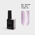 BIBLIOTEKA Esmalte semipermanente efecto ojo de gato Nº 30 Flare – rosa púrpura intenso, 10 ml
