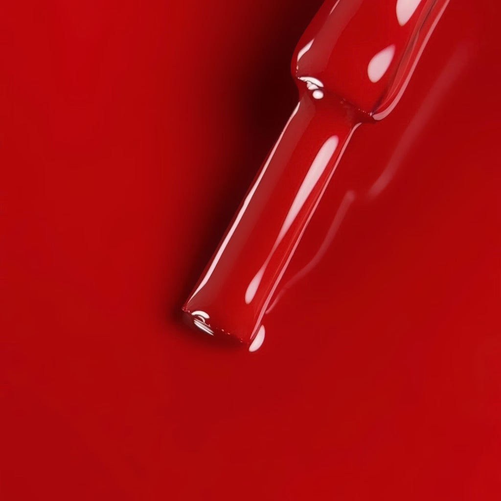 BIBLIOTEKA Esmalte Nº 43 Scarlet – Rojo cálido intenso, 10 ml