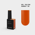 BIBLIOTEKA GEL POLISH № 80 SUNSET – RICH, WARM ORANGE, 10 ML